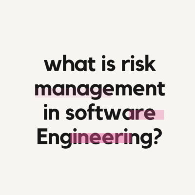 what is risk management in software Engineering?